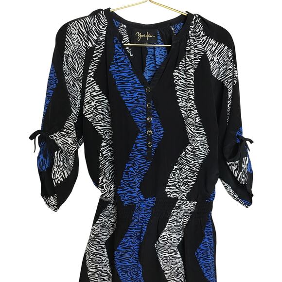 Yumi Kim Zebra Striped Silk Mini Dress XS - Picture 2 of 9